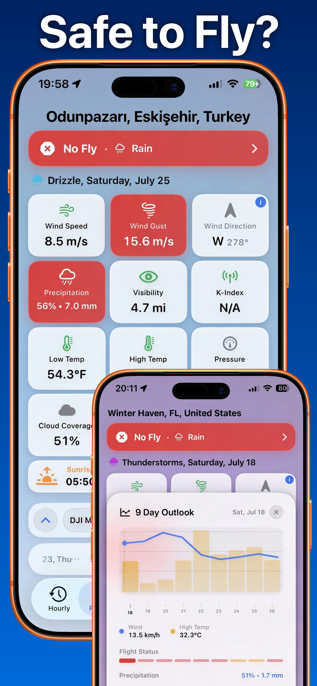 Weather4Fly iPhone store artwork 3